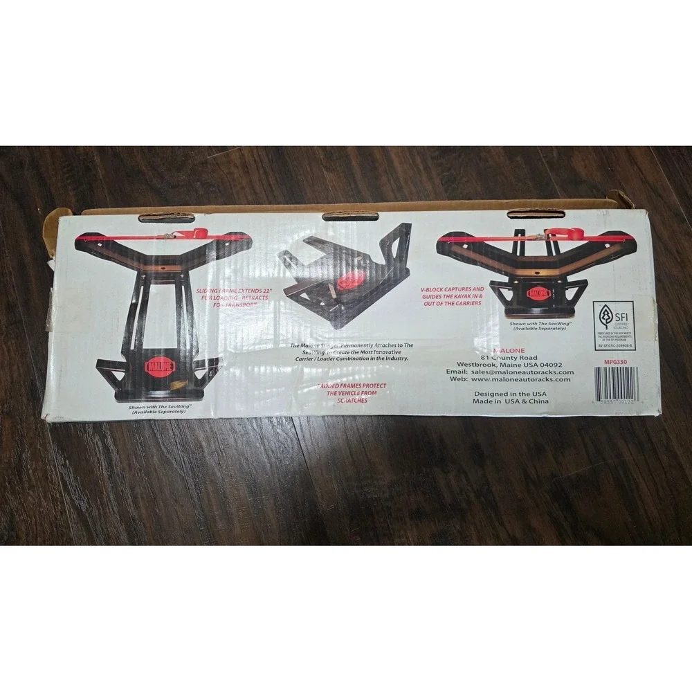 Malone Stinger MPG350 Kayak Loading System Retractable Roof Rack Assist Carrier